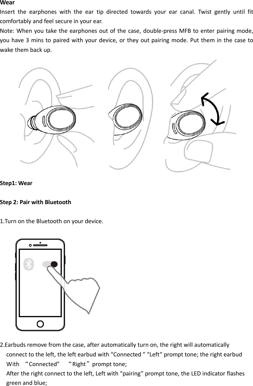 How to turn on tws earbuds new arrivals